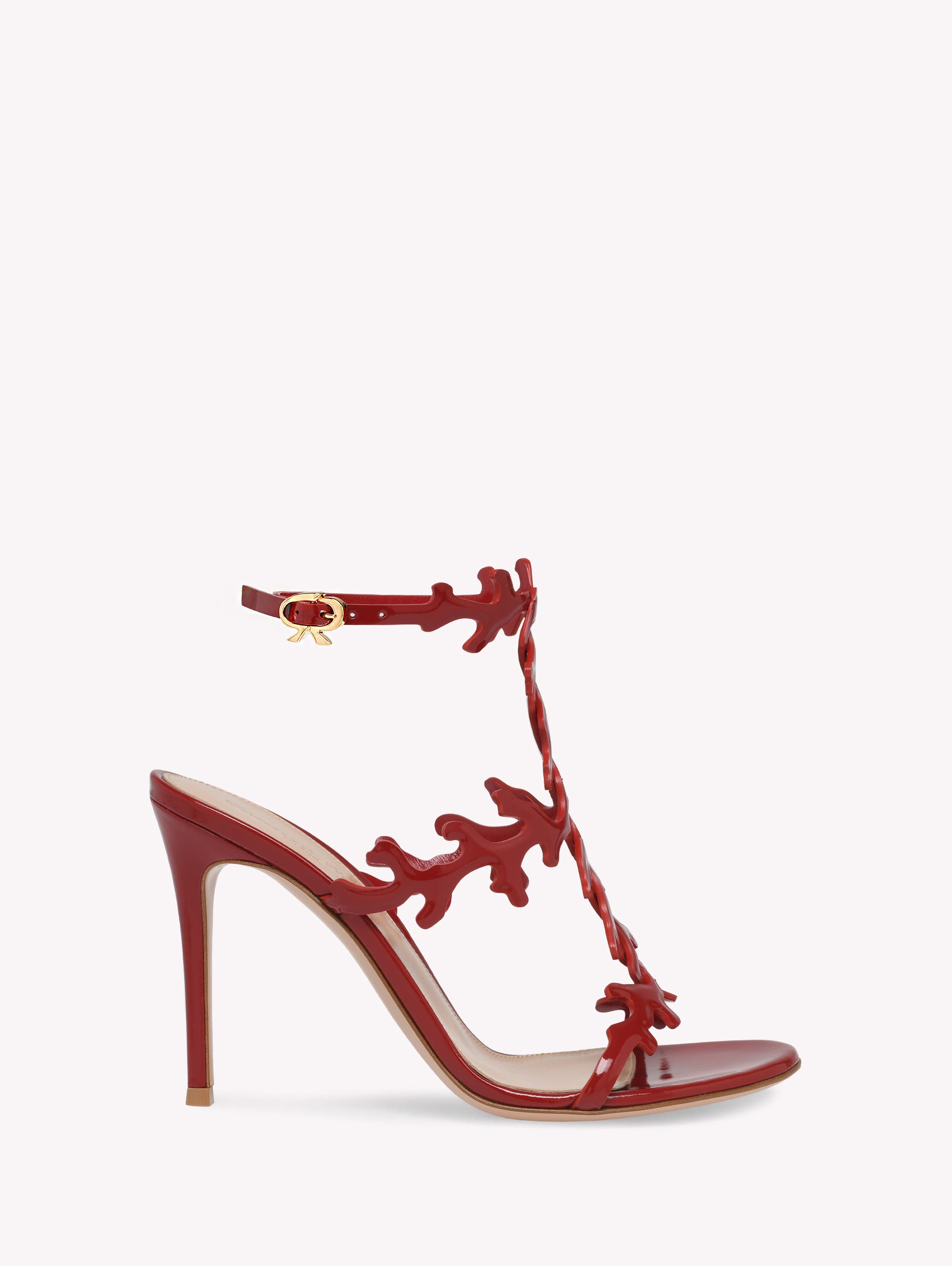 Gianvito Rossi Ocean Sandal, Main, color, Red Nappa