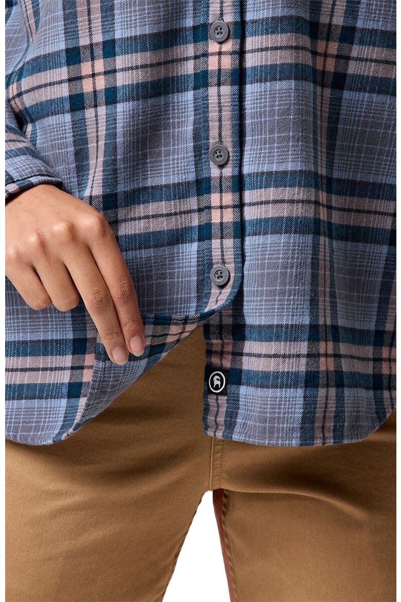 Venture Classic Flannel Shirt - Women's, Alternate, color, Midnight Blue Peeler Plaid