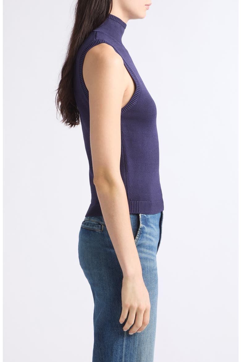Montclair Turtleneck Sweater Vest, Alternate, color, MIDNIGHT