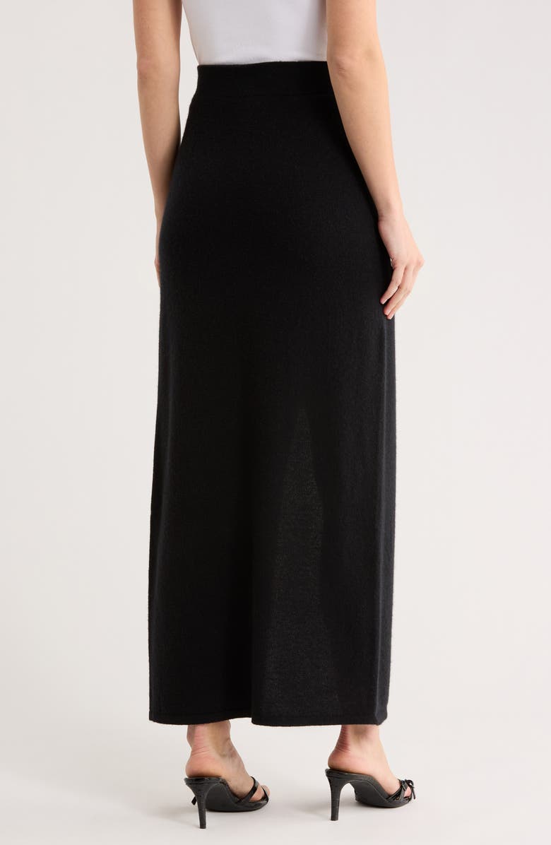 Splendid Tori Cashmere Maxi Skirt, Alternate, color, Black
