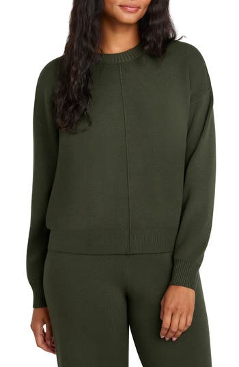 Splendid X @cellajaneblog Front Seam Sweater In Black