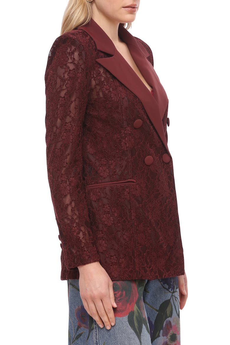Lace Blazer, Alternate, color, ANISE