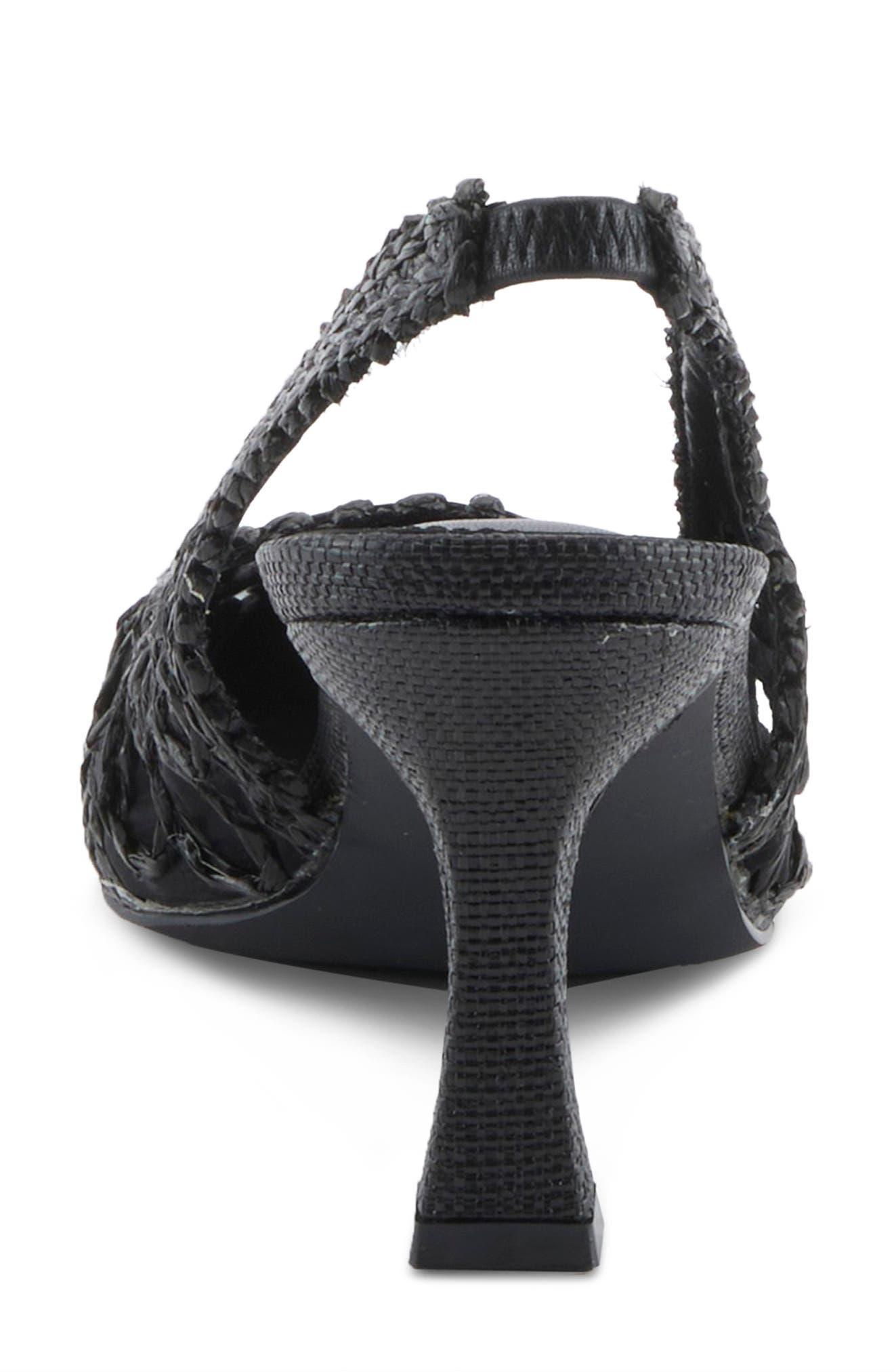 AZURA BY SPRING STEP Occitania Slingback Pointed Cap Toe Pump, Alternate, color, Black