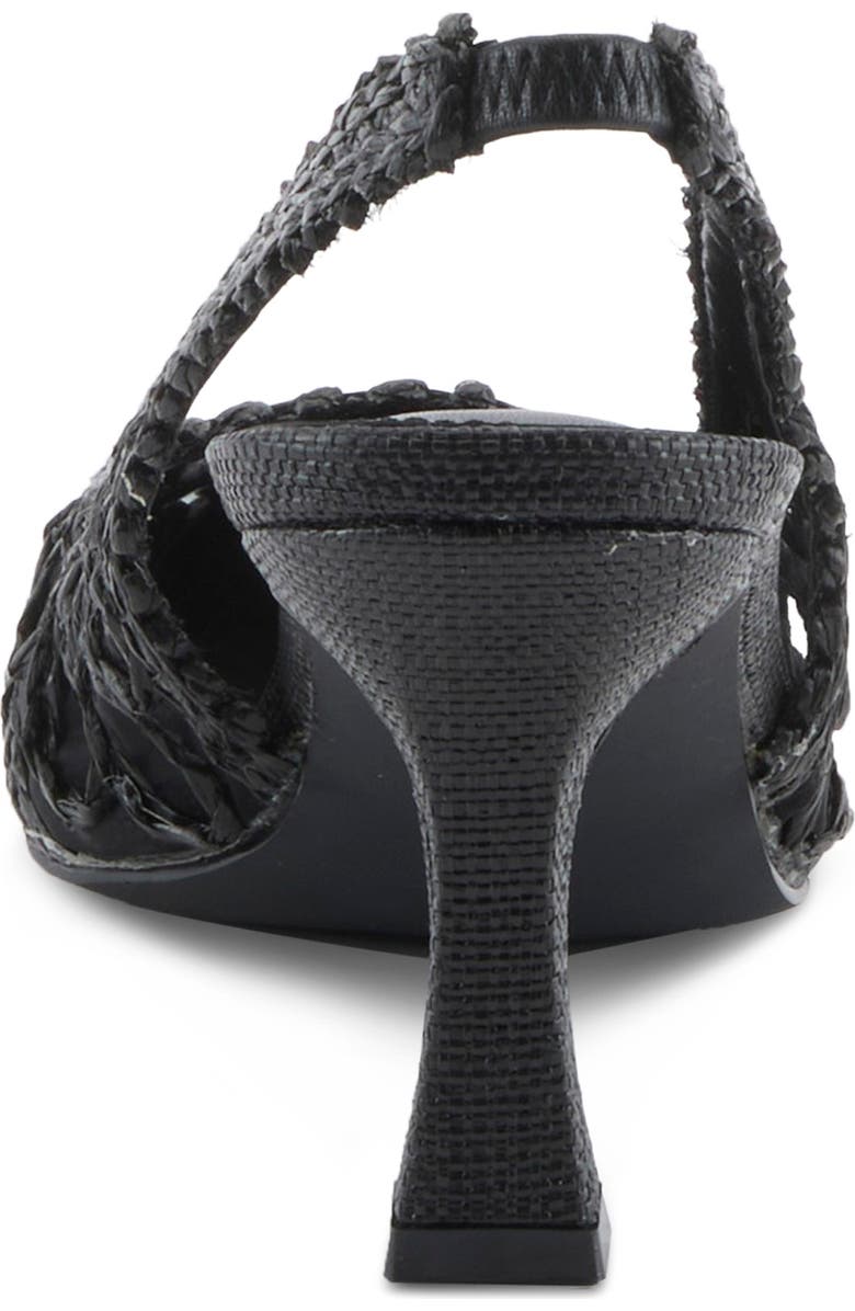 AZURA BY SPRING STEP Occitania Slingback Pointed Cap Toe Pump, Alternate, color, Black