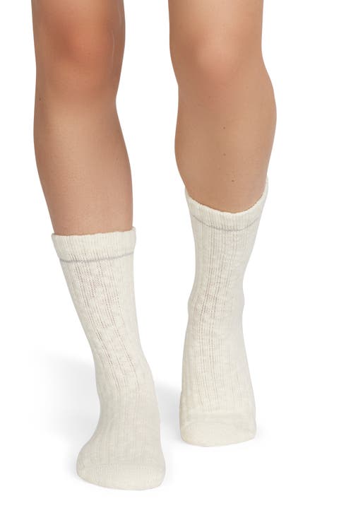 Marl Stripe Ragg Crew Socks