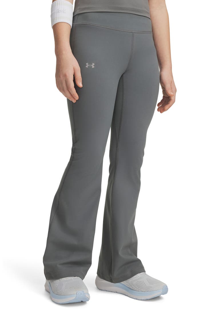 Kids' Motion Flare Leggings, Alternate, color, CLAY GREEN