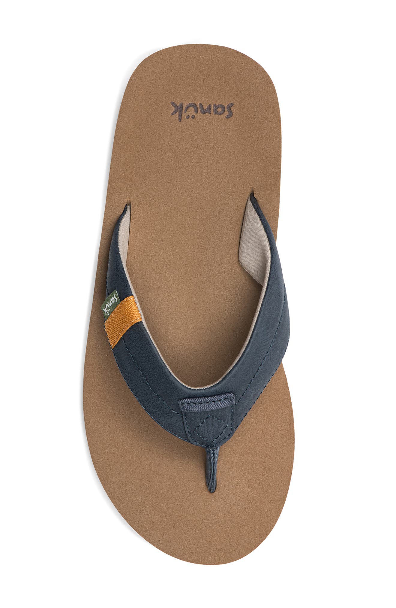Sawyer Flip Flop, Alternate, color, NAVY RETRO