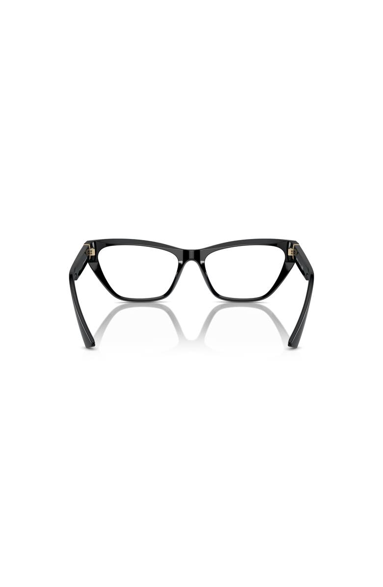 Jimmy Choo 52mm Cat Eye optical glasses, Alternate, color, Black