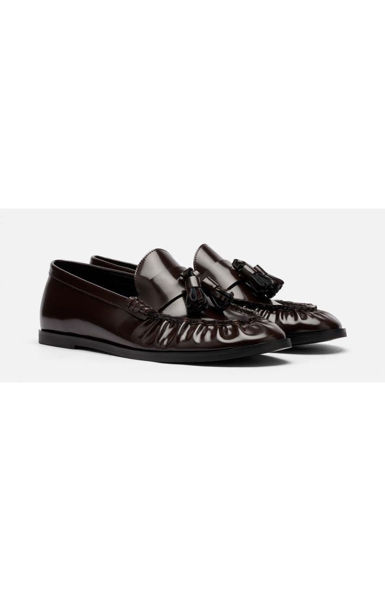 MARC NOLAN Morgan Patent Leather Tassel Loafers, Alternate, color, Dark Cherry