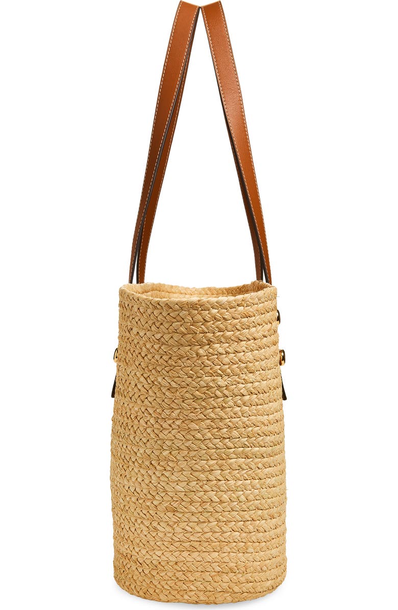 Tory Burch Large Romy Straw Basket Tote Bag, Alternate, color, Natural