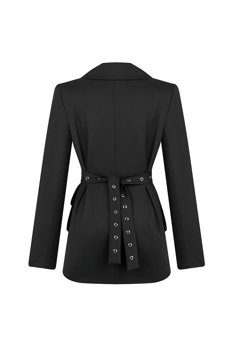 Nocturne Belt Detailed Jacket, Alternate, color, 