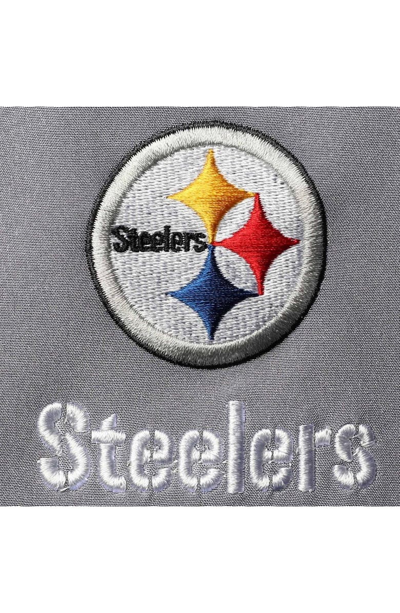 DUNBROOKE Men's Dunbrooke Charcoal Pittsburgh Steelers Sonoma Softshell Full-Zip Jacket, Alternate, color,