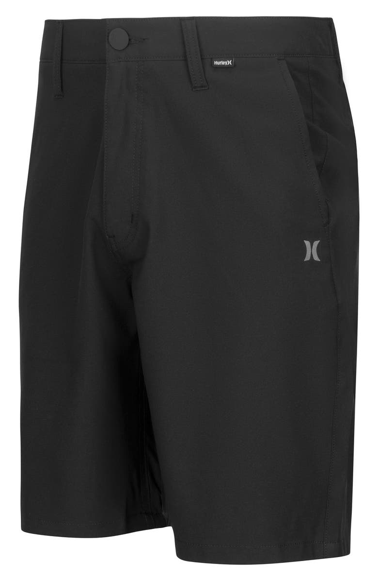 Hurley Hybrid Walking Shorts, Alternate, color, Black