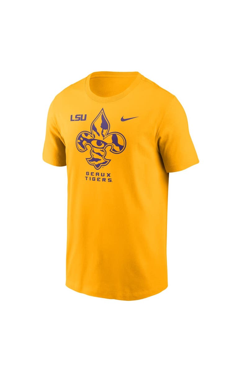 Nike Men's Nike Gold LSU Tigers Campus Local T-Shirt, Alternate, color, 