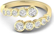 Everlee Bezel Lab Diamond Bypass Ring
