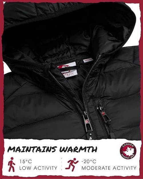 Canada Weather Gear Boys' Lightweight Packable Puffer Jacket In Black