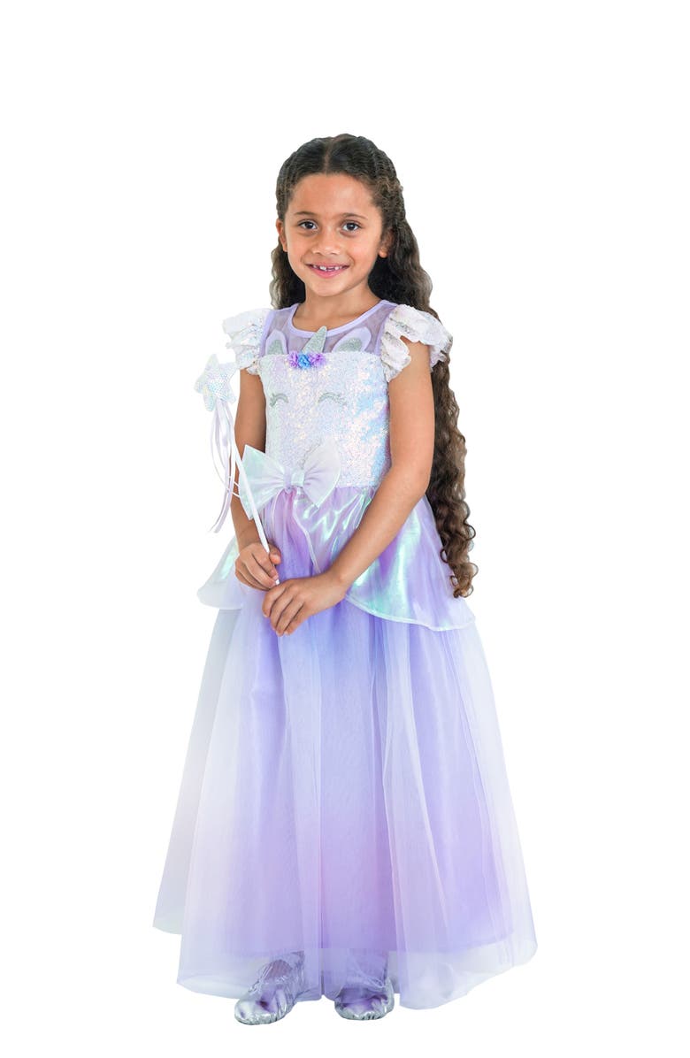 Zunie Kids
 Vivi Fairytale Tulle Dress with Wand, Alternate, color, 