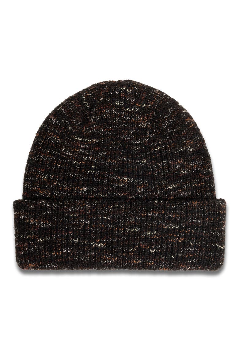 Impact Speckled Beanie, Alternate, color, BLACK