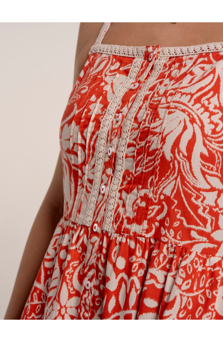Brakeburn Catarina Maxi Dress, Alternate, color, Coral