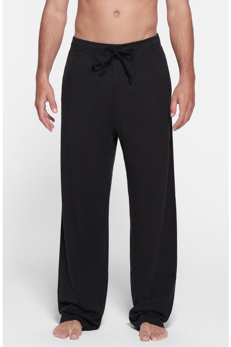 Straight Leg Stretch Lounge Pants, Main, color, OBSIDIAN