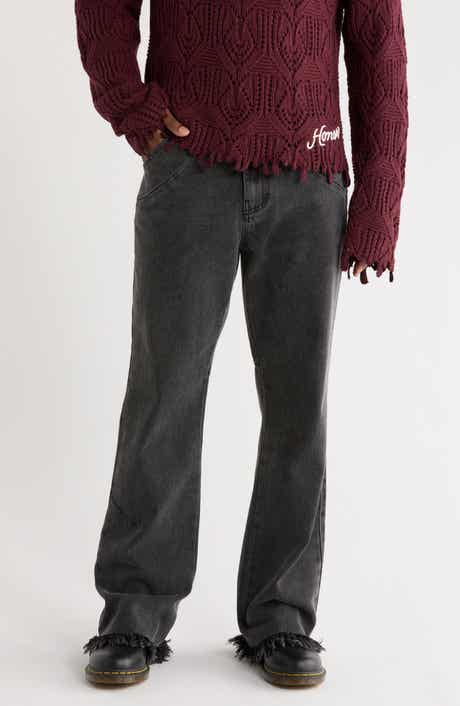 HONOR THE GIFT Dart Five-Pocket Fray Hem Jeans