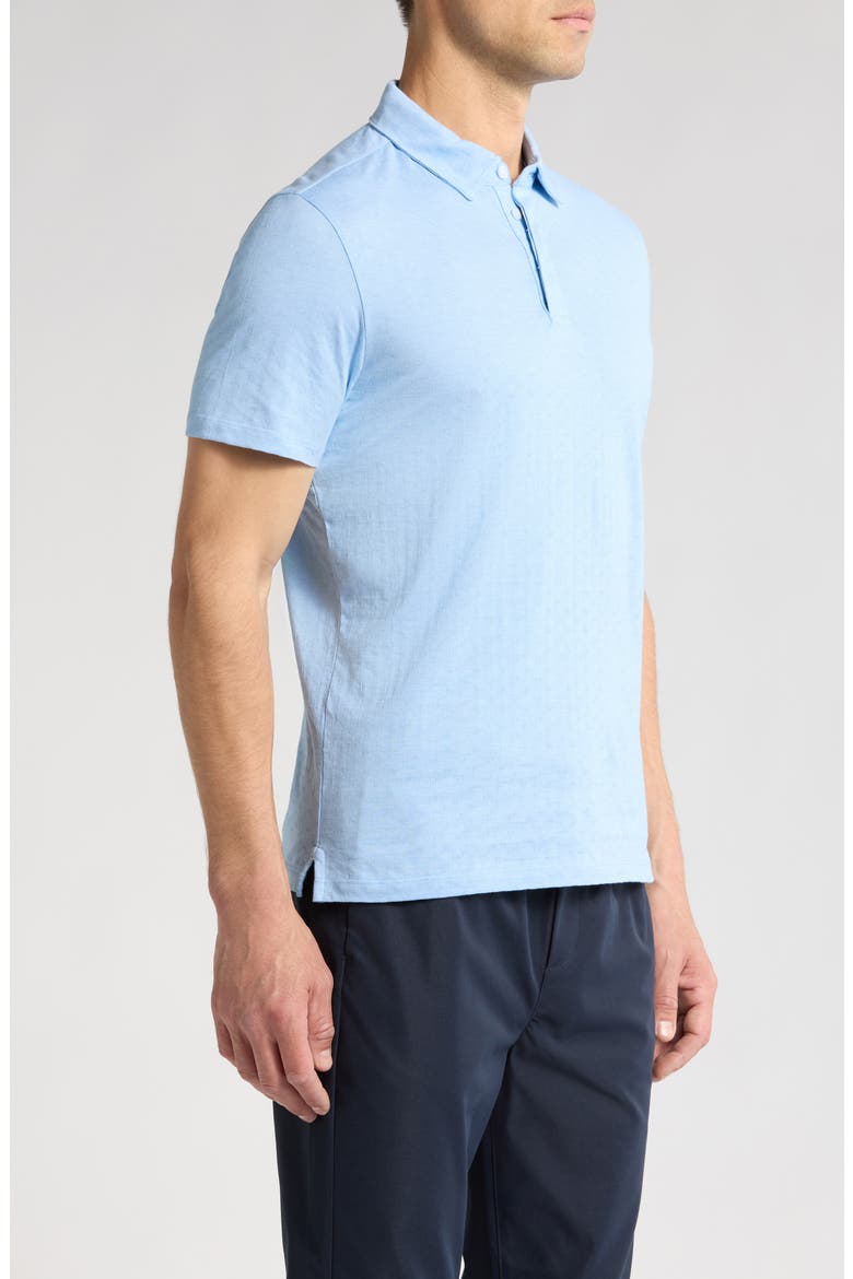 Mirage Geo Jacquard Polo, Alternate, color, LIGHT BLUE