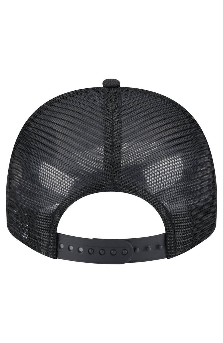 New Era Men's New Era Black San Francisco Giants Vintage Rope Trucker A-Frame 9FIFTY Adjustable Hat, Alternate, color, 