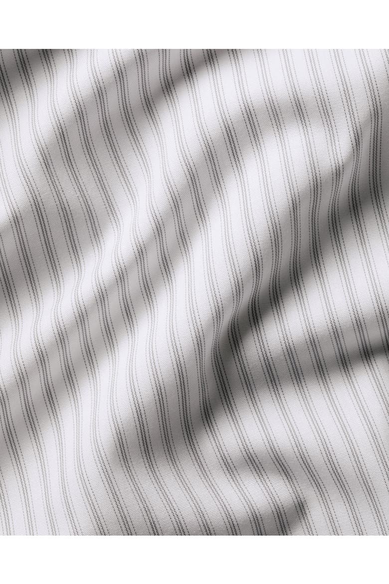 Non-Iron Poplin Stripe Shirt, Alternate, color, Gray