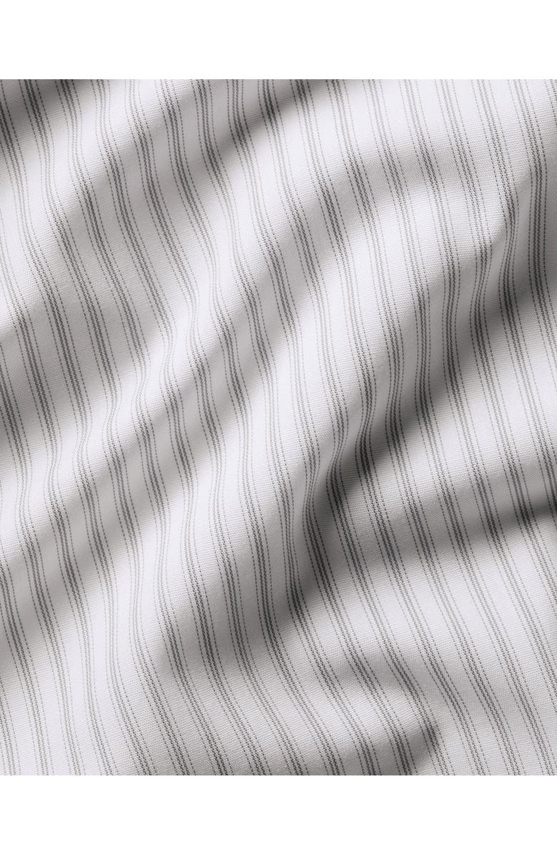 Charles Tyrwhitt Non-Iron Poplin Stripe Shirt, Alternate, color, Gray