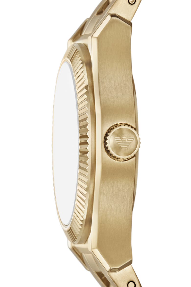 Three-Hand Bracelet Watch, 32mm, Alternate, color, GOLD