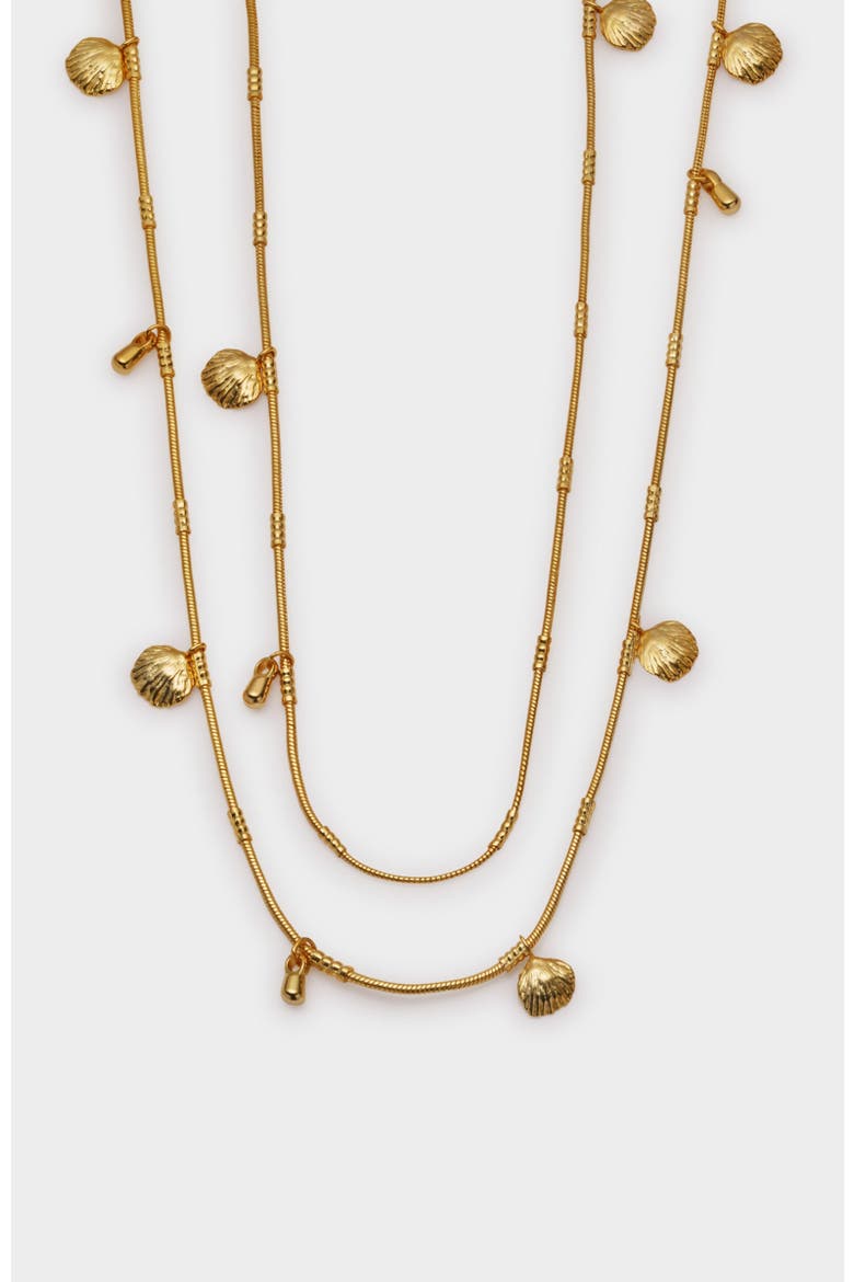 Cochellia Necklace, Main, color, Gold