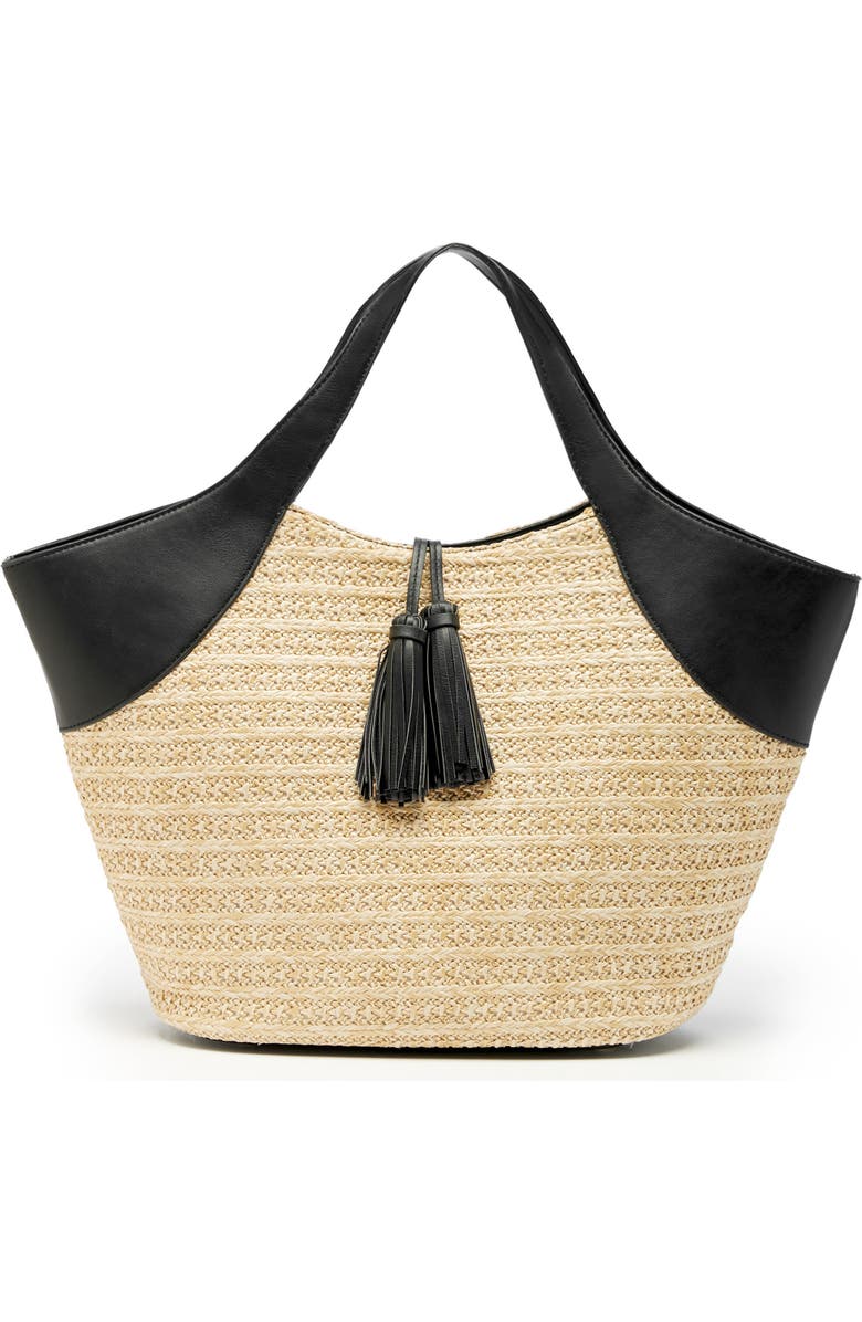 Sole Society Ebba Straw Tote, Main, color,