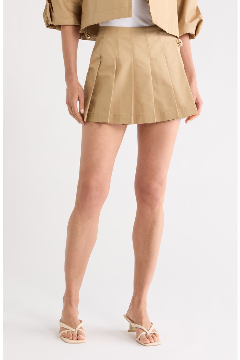 Claudina Skort, Main, color, KHAKI