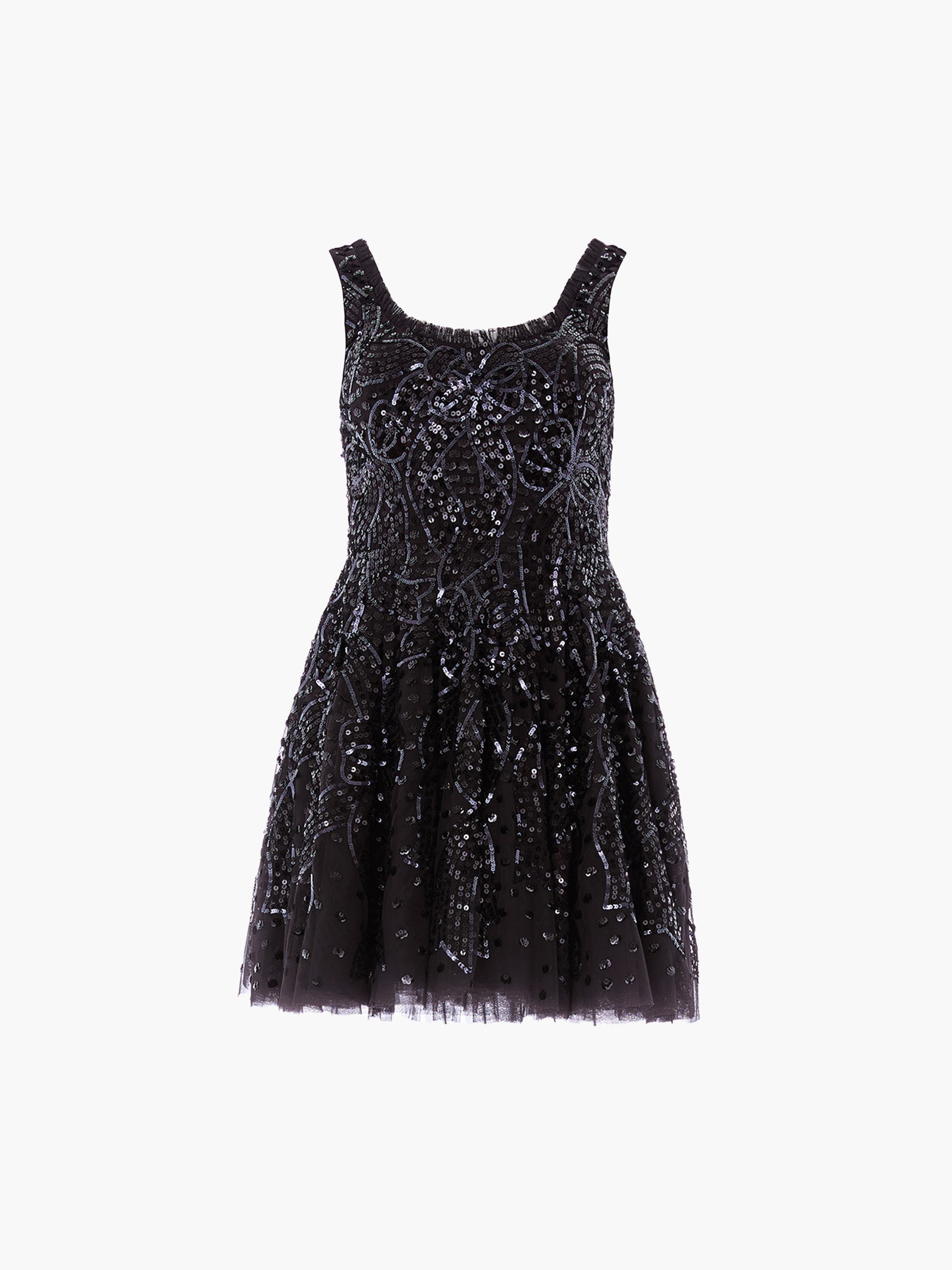 Sequin Ribbon Mini Dress - image 2
