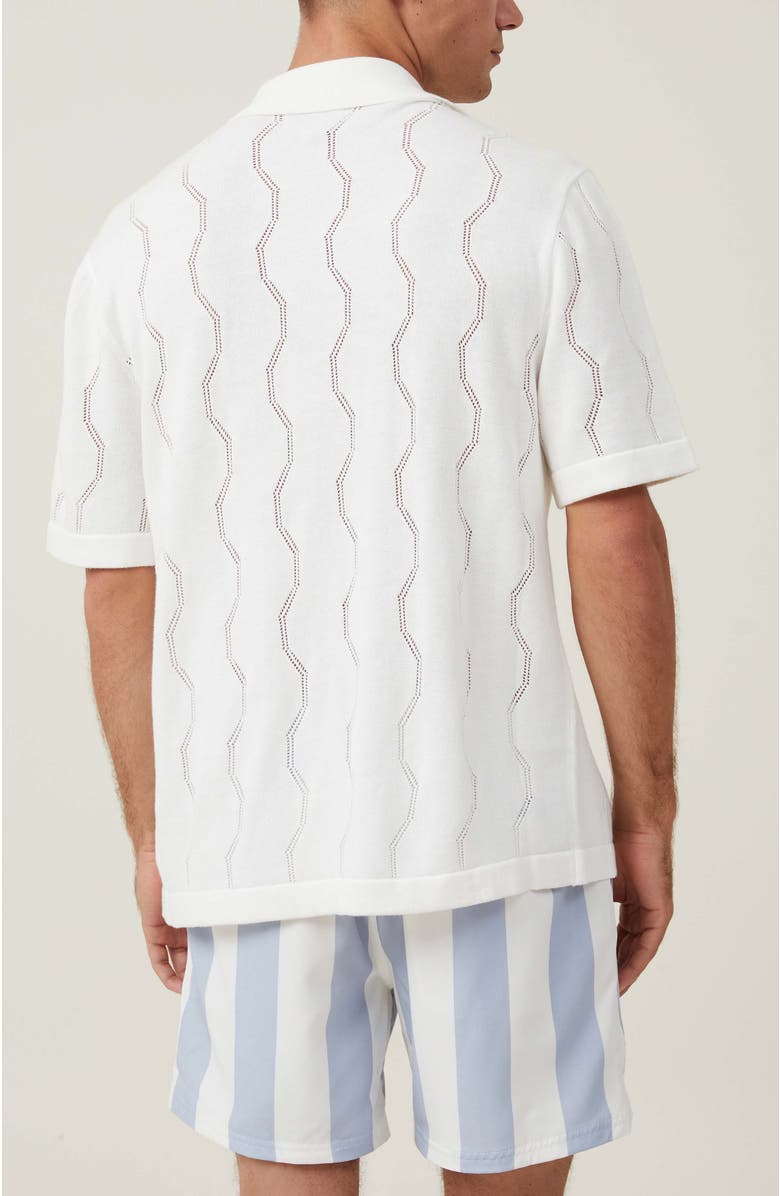 Cotton On Stretch Swim Short, Alternate, color, Pale Blue Stripe