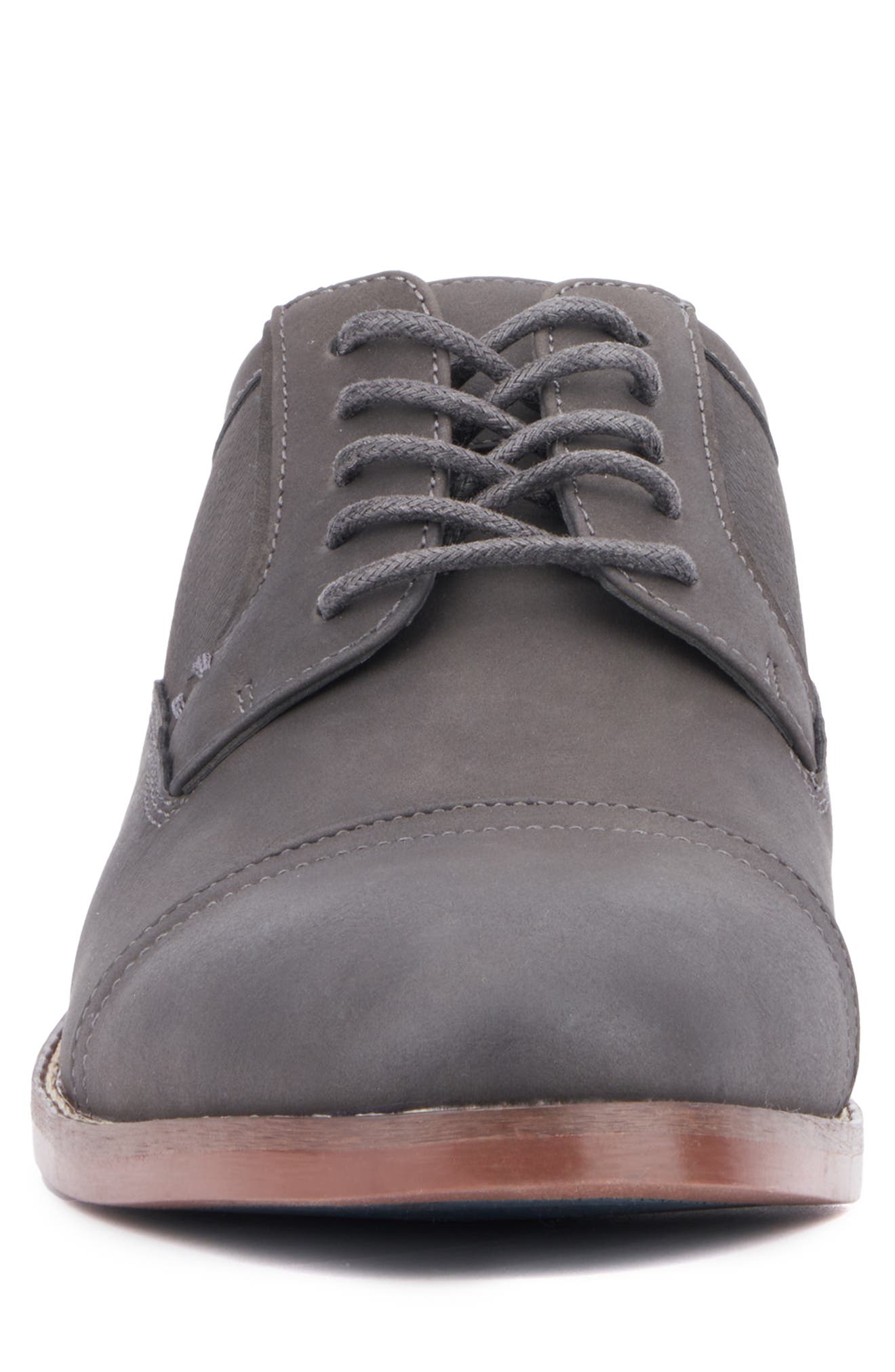 RESERVE FOOTWEAR Asher Cap Toe Derby, Alternate, color, Charcoal