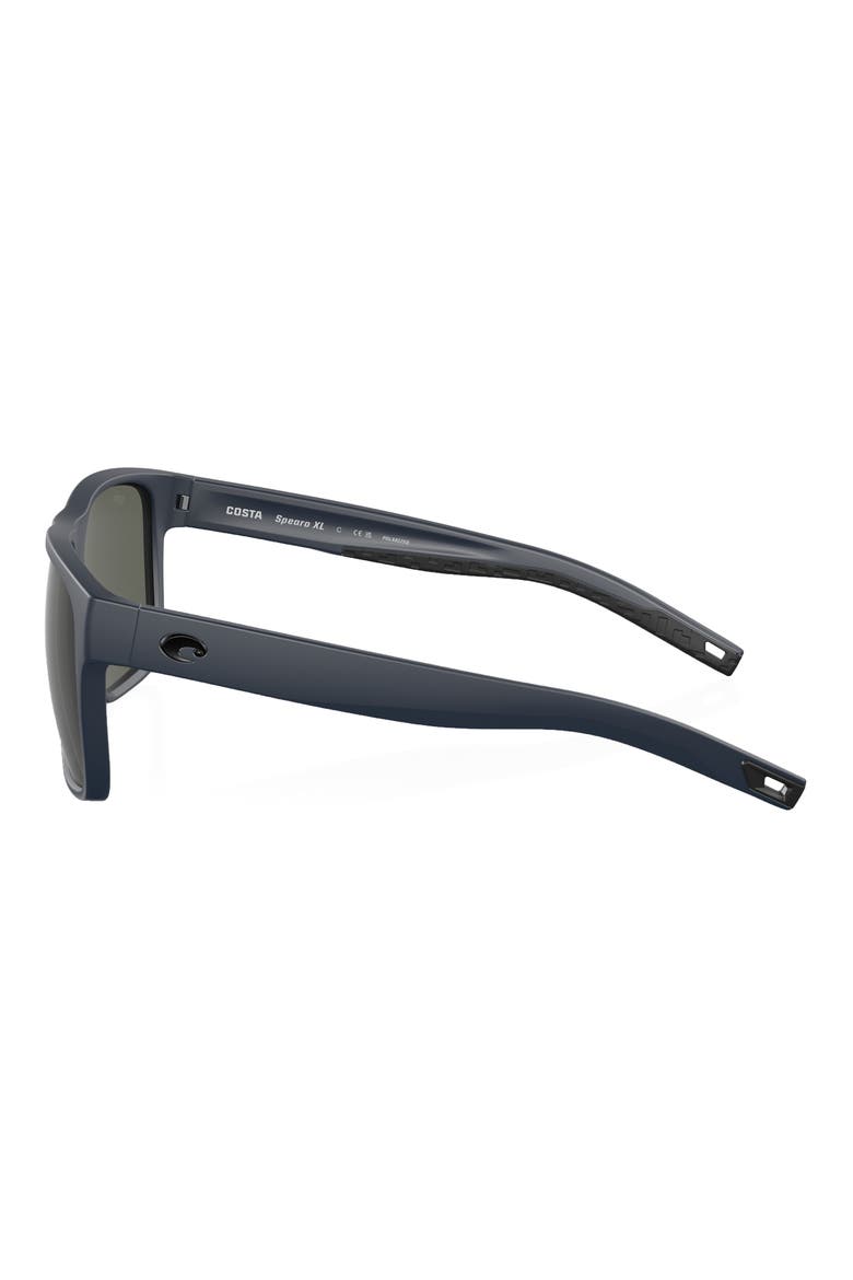 59mm Polarized Square Sunglasses, Alternate, color, BLUE