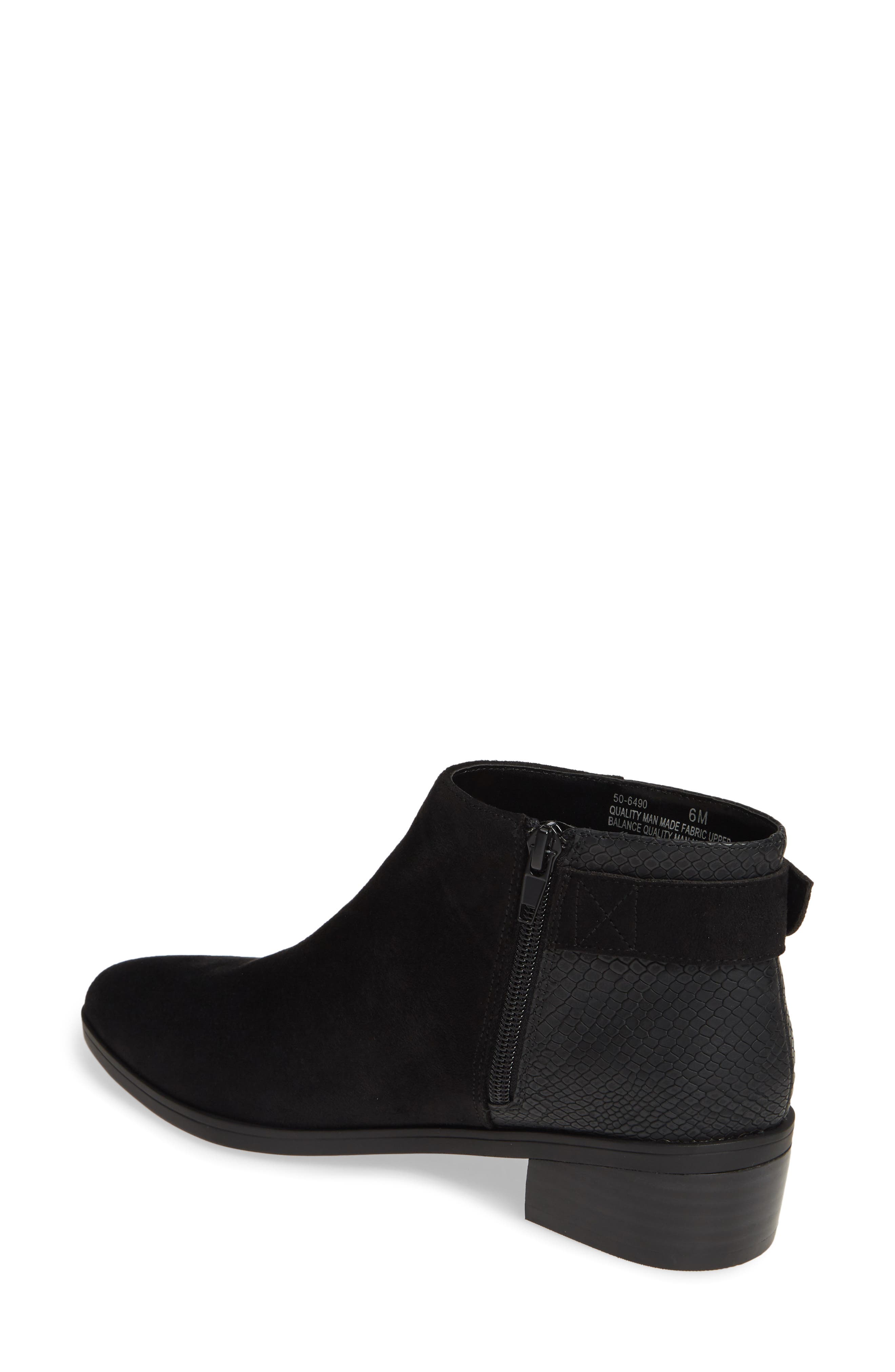 Henley II Bootie, Alternate, color, BLACK FAUX LEATHER