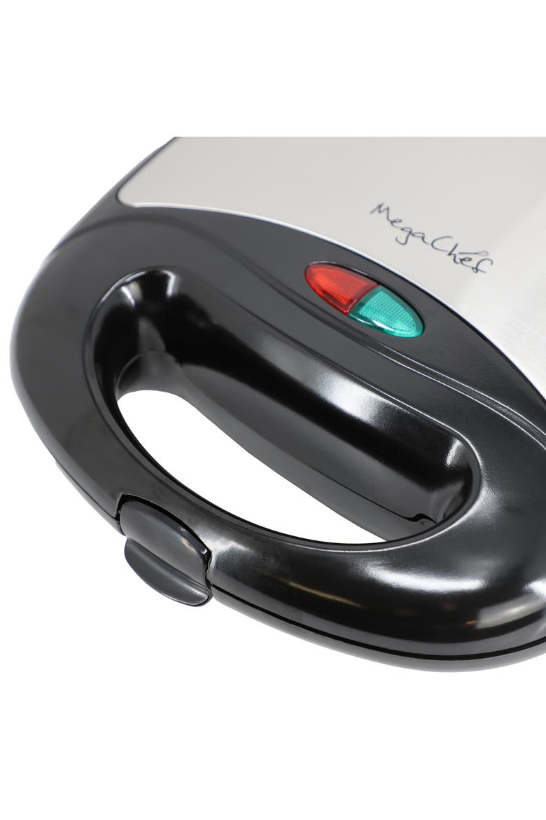 Electric Compact Aluminum Nonstick Sandwich Maker in Black, Alternate, color, Black