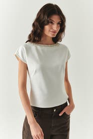 Exquise Scout Dropped Shoulder Knit Blouse
