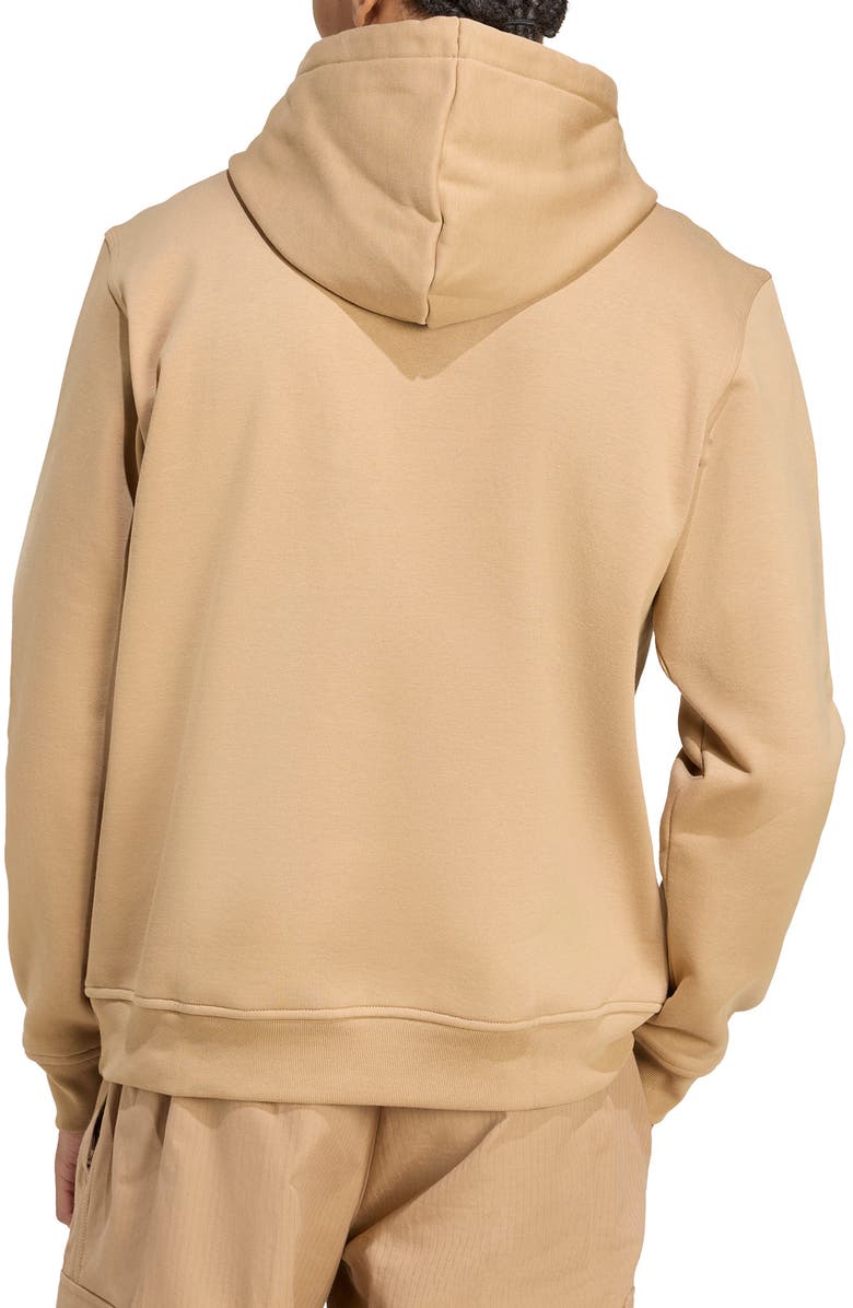 adidas Originals Trefoil Essentials Pullover Hoodie, Alternate, color, Cardbo