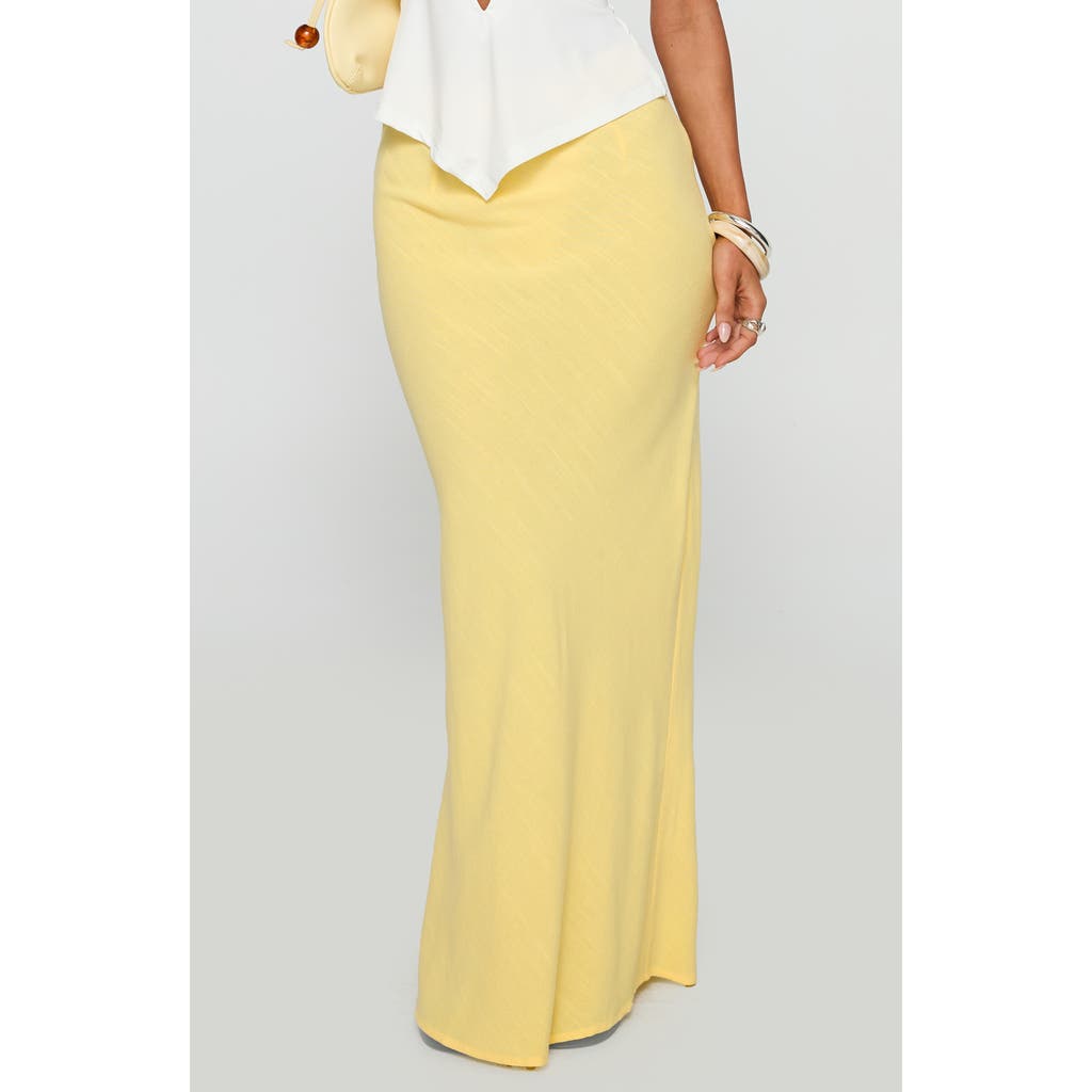 Princess Polly Jodie Maxi Skirt In Yellow