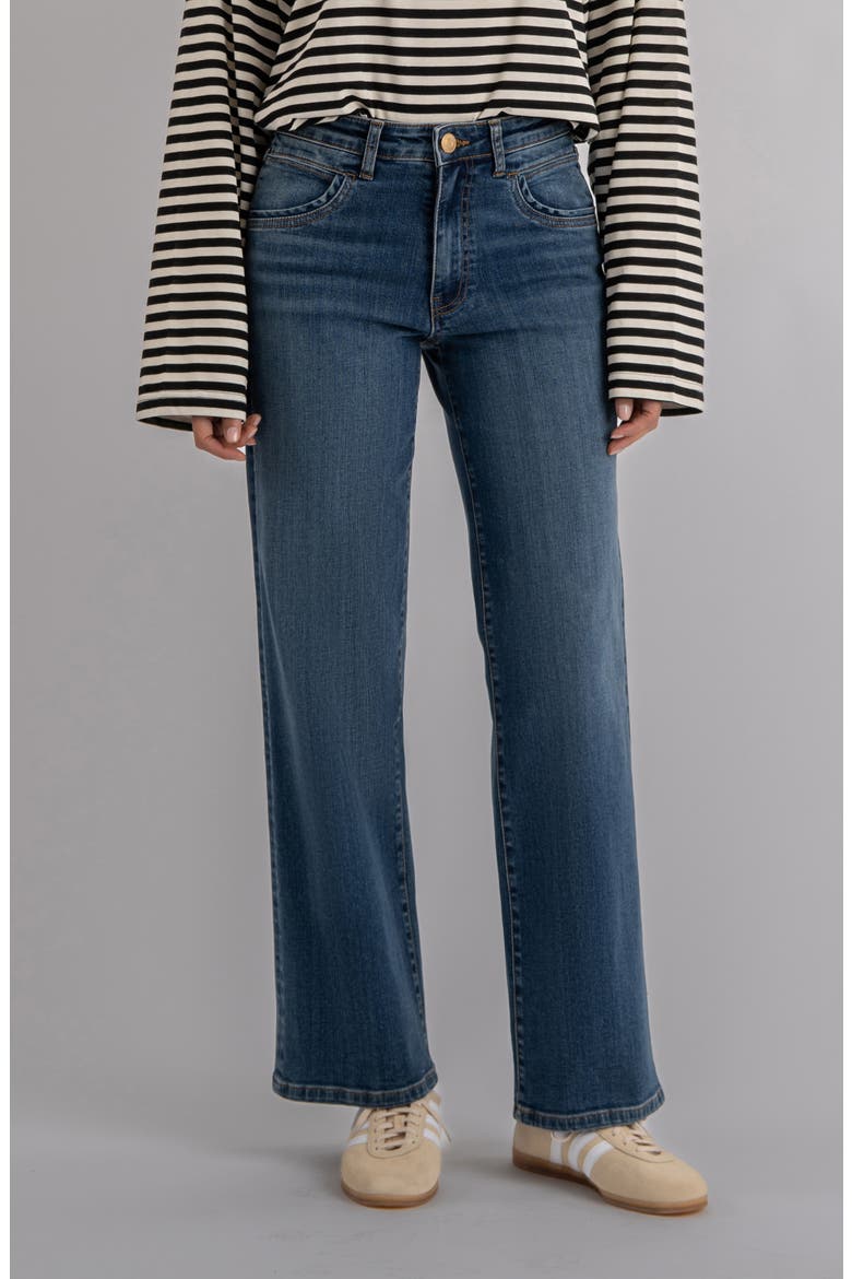 Jodi High Waist Straight Leg Jeans, Main, color, AMUSEMENT W/DAR
