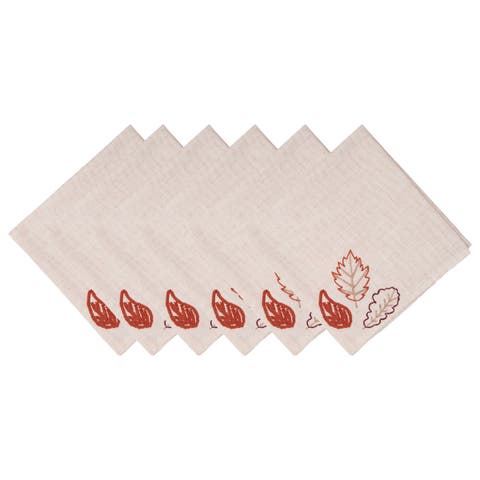 Autumn Botanical Napkin Set of 6
