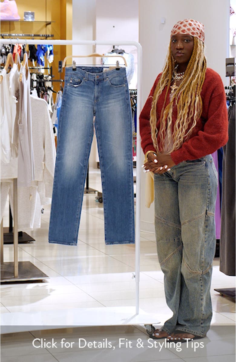 Sandra Low Rise Straight Leg Jeans, sales video thumbnail