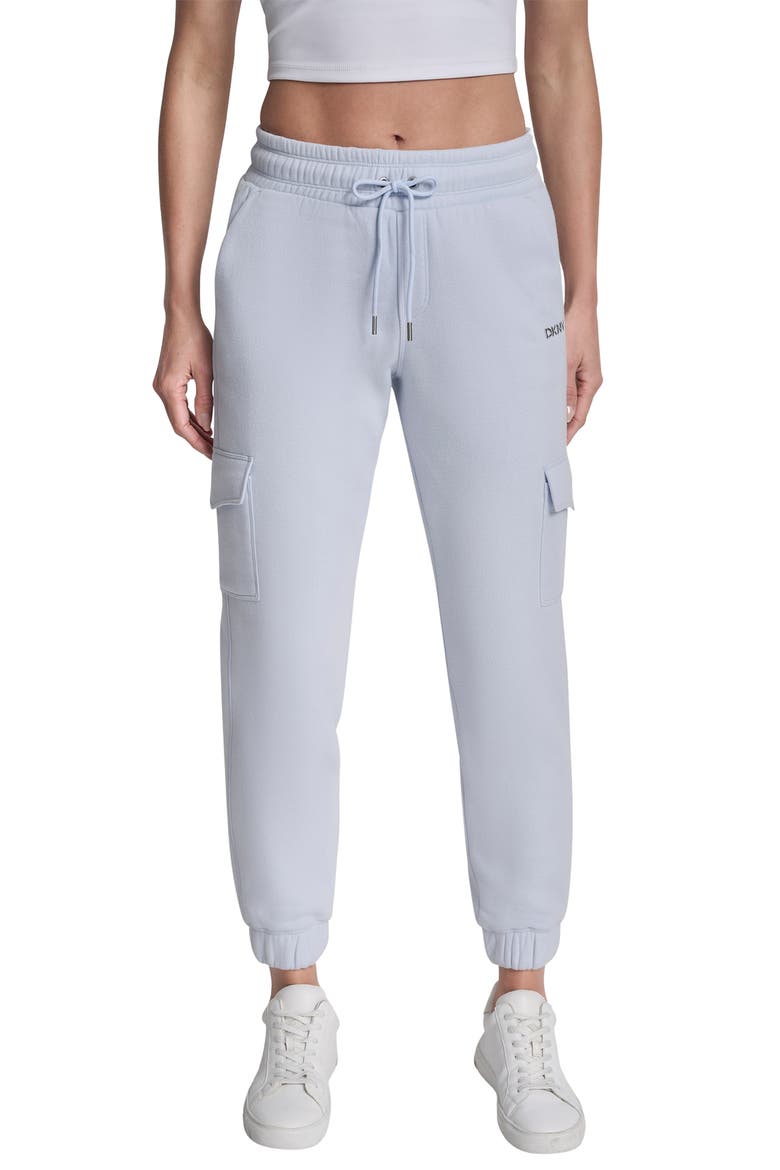 Slim Fit Cargo Joggers, Main, color, FROST BLUE