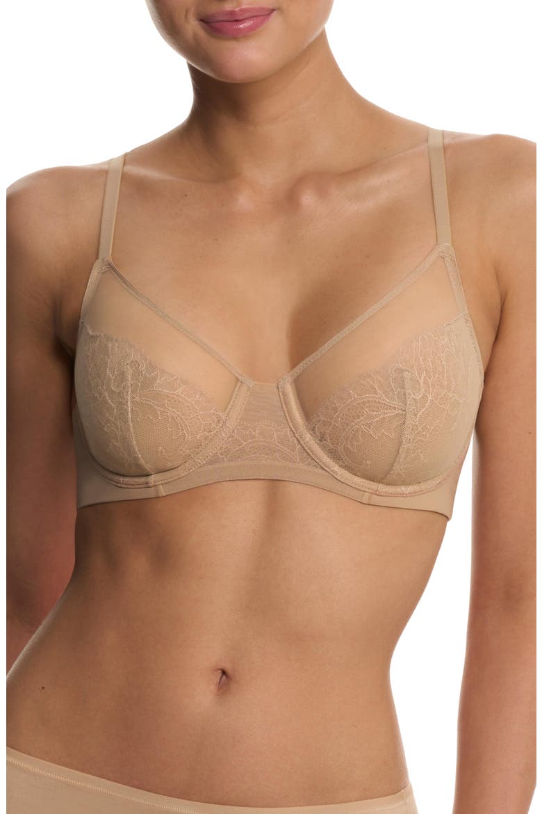 Radiance Convertible Unlined Underwire Bra, Main, color, Cafe