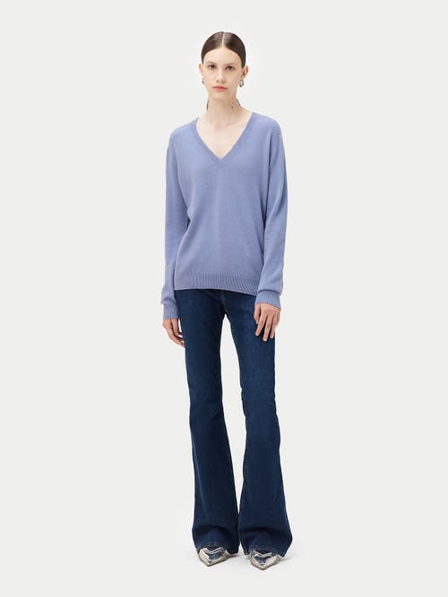 Gobi Mongolian Cashmere V-neck Sweater In English Manor