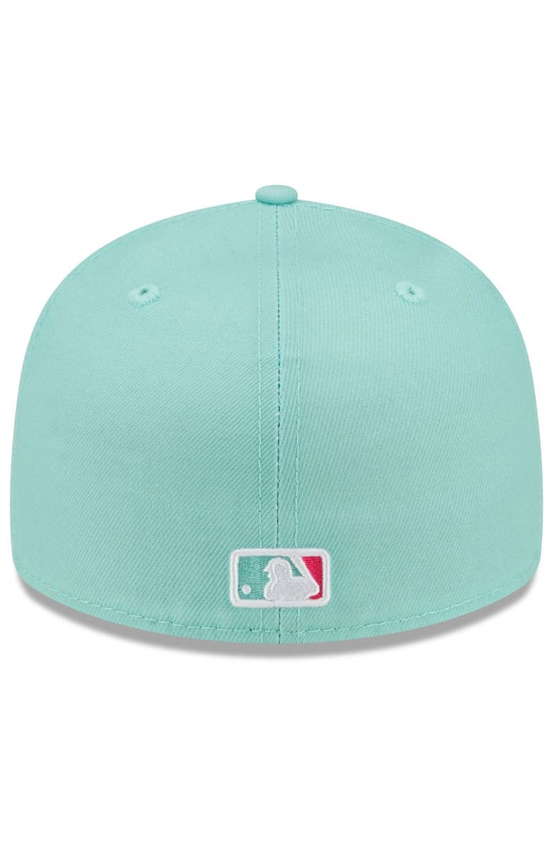 New Era Men's New Era Mint San Diego Padres 2022 City Connect Low Profile 59FIFTY Fitted Hat, Alternate, color, 