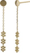 Bony Levy 14K Gold Linear Drop Earrings